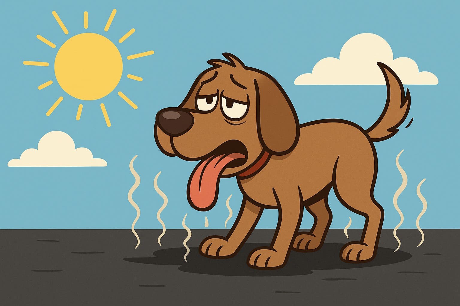Hunde und heißer Asphalt – eine unsichtbare Gefahr im Sommer