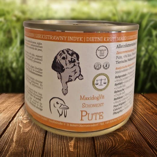 MaxiDogVit Schonkost Pute