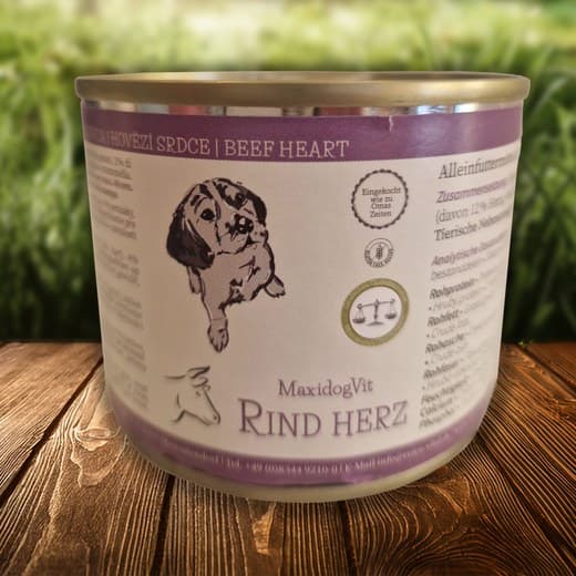 MaxiDogVit Rind Pansen Herz